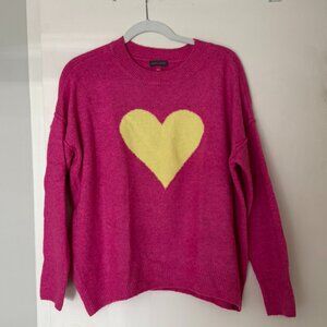 Vince Camuto Womens S Heart Sweater
